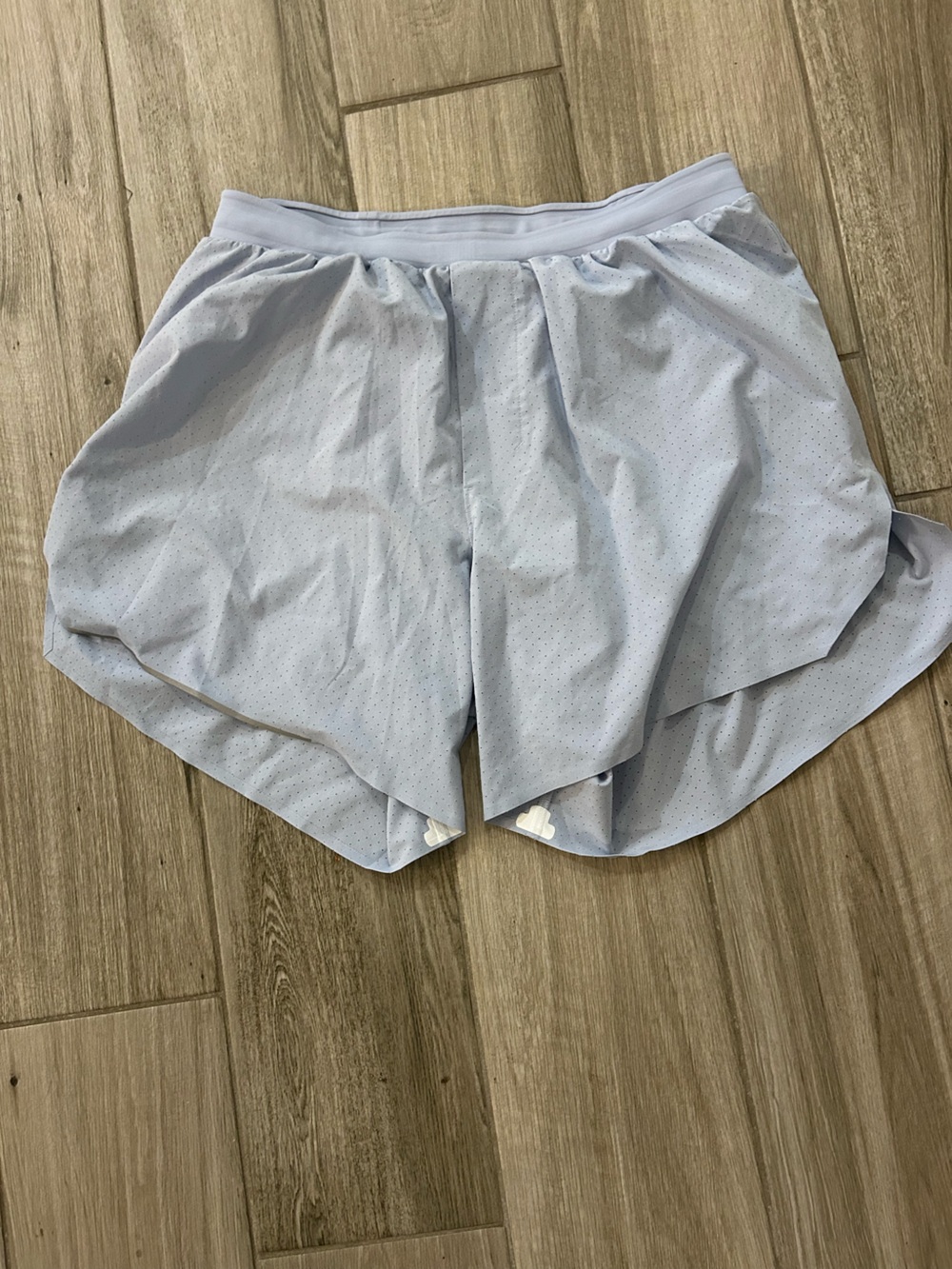 Lululemon Light Blue Men's Athletic Running Shorts